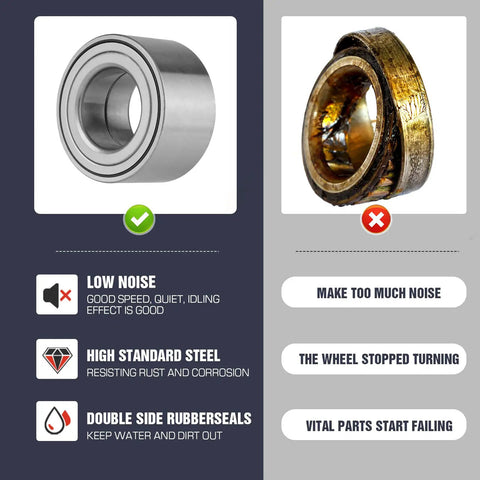 Comparison of Top Shelf Rear ATV Wheel Bearings Pair Drops Right Into Your Rig Replacing OEM 3514635 3514917 for low noise and durability.