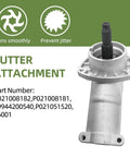 Beefed Up Gearbox Head Assembly Replacement For Echo SRM210 SRM225 SRM225i And Shindaiwa String Trimmers Brush Cutters