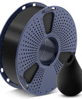 SUNLU PETG filament 1.75mm, black, 1kg spool on blue reel with black lattice teardrop model.