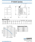 Compact 120 GPH Submersible Water Pump With Six Foot Cord For Fountains And Hydroponic Systems Plug And Play Setup Built Tough specifications and parts breakdown.