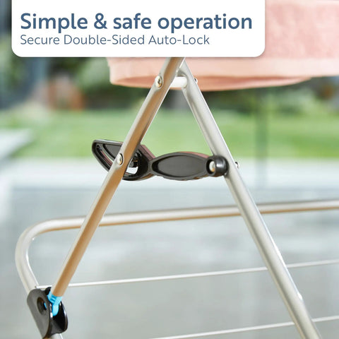 Rock Solid Three Tier Clothes Drying Rack With Foldable Setup For Indoors Or Outdoors Heavy Duty Steel Frame Packs Nearly Seventy Feet Of Easy Air Dry Space For No Sweat Laundry Days
