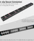 Vixen Style Dovetail Mounting Plate For Telescope Saddle And OTA Base, 400mm rail with anti-slip pads and slots