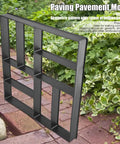 Side view of Reusable Concrete Path Molds Stepping Stone Pavers For Lawn Patio Yard Garden DIY Walkway Paving Molds Heavy Duty Polypropylene.
