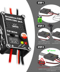 Upgrade 30A Brushless ESC And 1621 3500KV Brushless Motor With Transmission Combo Kit For SCX24 RC installation guide
