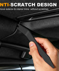 Hand using Your Go To Auto Trim Removal Tools Kit For Car Interiors And Dash Panels No Scratch Plastic Pry Tools For Stereo Install