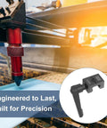 Heavy Duty Linear Guide Rail Fixed Slider With Precision Ground Hardened Steel Anti Collision Stopper Positioning Block For Cnc Mill And Laser Engraver Equipment, mounted on CNC machine during operation.