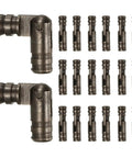 20 Pack Concealed Barrel Hinges Brass Cylinder 4x17mm Hidden Hinges For Jewelry Boxes Music Boxes Small Woodworking Projects And Cabinet Doors Black Finish Built To Last