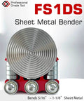 One Station Metal Disc Bender For Standing Seam Roofing And Sheet Metal Bending, Heavy Duty Floor Unit, front view