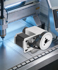 Badass 4Th Axis Rotary Cnc Kit With Hollow Shaft 57 Phase Stepper Motor and 11 Piece Er32 Collet Set for precision milling.