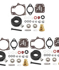 Carburetor Rebuild Kit Three Pack For Johnson Evinrude OMC Outboard Motors 18 To 75 HP Go To Carb Kit With 396701 398729 18 7042 9 37105