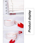 Heavy Duty Polyester Lifting Sling Web Belt For Crane Hoist And Forklift Towing displayed in various lengths marked from 1T to 10T.