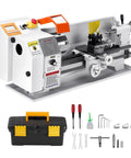 VEVOR Precision Benchtop Metal Lathe 8.7 X 18 In, Automatic Feed, 0-2500 RPM Variable Speed with tools and accessories.