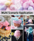 Automatic Cotton Candy Machine For Parties High Power 980W Commercial Candy Floss Maker in various scenarios with food