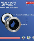 PS-200 AS-200 5/8 Inch Shaft Seal Kit For Aqua-Flo XP2 Pool Pump Replacement, metal and rubber seal shown
