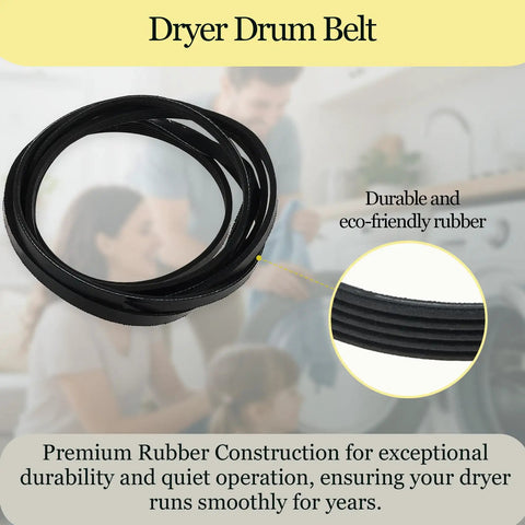 Dryer Repair Kit For Electrolux And Frigidaire That Fits EFME617STT0 EIMGD55IIW2 And More Replacement Parts rubber drum belt