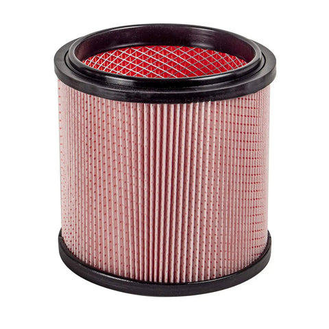 Fine Dust Cartridge Filter And Retainer For Vacuum Cleaners Fits Most Five To Twenty Gallon Units Captures Cold Ashes Cement Dust And Drywall Debris Keeps Floors Clean Easy Install Includes Container And Retainer