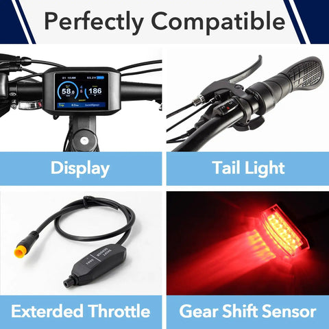 5 Pin Male To Male Ebike Extension Cable For Julet Compatible With Expand Light And Twist Throttle 5 Pin Display Extension Cable Waterproof IPX6 Heavy Duty E Bike Accessory Built For Rough Rides