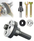 Pro Grade Angle Grinder Conversion Tool Kit With Drill Arbor Adapter, Replacement Flange Nuts And Spanner Wrench Set
