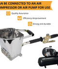 Pro Stucco Sprayer Kit With Ceiling Hopper Straight Up Beast Mortar Spray Gun for concrete plaster with air compressor.