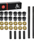 Front Arm Bushing And Dust Cover Seal Caps And Shaft Collars Upper Lower Rebuild Kit For Banshee 350 YFZ 350 And Raptor YFM Models
