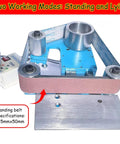Heavy Duty Electric Belt Sander And Bench Sander With Sanding Belts For Serious Wood And Metal Jobs Kicks Ass With 1100W Grinding and machine showing sanding belt specifications.