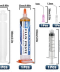 No Clean Soldering Flux 223 High Viscosity Solder Paste 30cc with syringe and needle dimensions