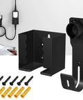 Built Tough EV Charger Holder Wall Mount Kit With J1772 Cable Dock includes heavy-duty steel bracket and charging dock.