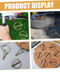 Heavy Duty Lynch Pin Kit 12pcs Locking Clips for Trailer Hitch and Equipment Wear Resistant and Easy to Install 3/16 Inch Pins on tractor hitch