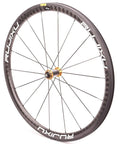 Ultralight Carbon Fiber Road Bike Wheelset With Ceramic Bearings And V Brake Front And Rear For Roadies 700C 50mm Deep Yellow Hub