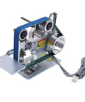 550W Brushless Desktop Belt Sander With Dang Solid Steel Construction And Easy Horizontal Or Vertical Swaps For Grinding Sanding Polishing Wood Metal Plastic Shop Gigs Crushed Effortlessly Daily - close-up view of machine with belt and motor.