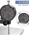 Dial Indicator Gauge With Magnetic Base Your Go To Tool For 3D Printers Table Saws CNC Machines Auto Repair And Workshop 0 To 1 Inch One Thousandth Inch Graduation 176 Lb Max Pull on metal surface
