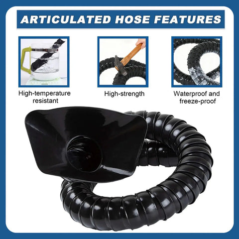 Pro Grade Solder Smoke Purifier Exhaust Pipe with 360 Degree Laser Fume Extractor features articulated hose durability