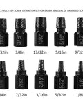 Must Have 10-Piece Alloy Screw Extractor Kit For Removing Stripped Bolts And Damaged Screws With Easy Out Drill Bits That Grip Like A Boss, 10-piece set sizes