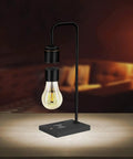 Unique Modern Levitating Lamp With Floating Light And Built In Qi Wireless Charger Sleek Dope Design Warm Decorative Night Light For Home Office And Bedroom Touch Control On Off For Any Room
