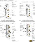 Three In One Tri Sensor Assembly With Attached Cable For AutoPilot Pool Pilot Salt Chlorinator Systems Keeps Salt Level Water Flow And Temperature In Check For Smooth Chlorination And Peak Efficiency. diagram of AutoPilot single and multiple system manifolds with tri-sensor assembly and attached cable