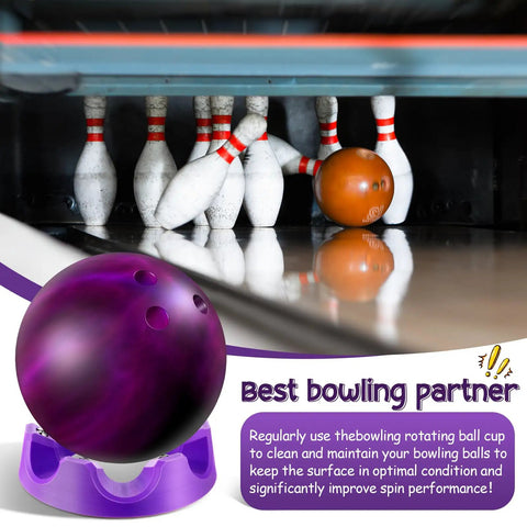 Heavy Duty Tough As Nails Bowling Ball Rotating Display Stand Features Silky Smooth Spin Bearings Spinning Spare Holder And Quick Wash Rack Made For Weekend Warriors