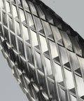 Close-up texture of Quarter Inch Carbide Burr Set With Tree Shape Head For Die Grinder Bits One Half Inch Diameter One Quarter Inch Shank
