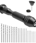 Pro Grade Precision Micro Drill Bit Set With 26 Pcs HSS And Carbon Steel Bits 0.5 To 3.2 mm Pin Vise Hand Drill Kit