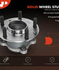 Two Pack Rear Wheel Bearing And Hub Assembly Replacement Kit For Mazda CX 3 2016 2021 5 Lug FWD Only Durable Hub And Bearing Set