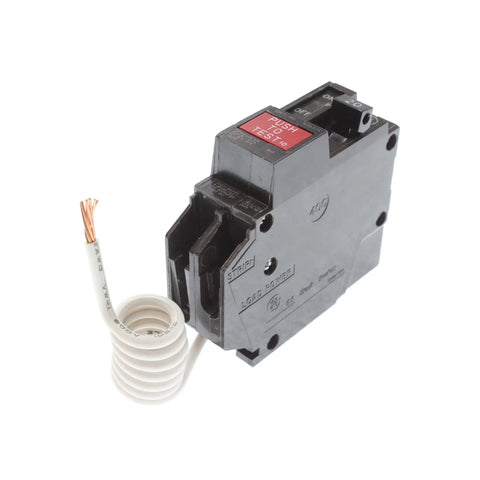 20 Amp Single Pole GFCI Beefy Circuit Breaker THQL 1120GF 120 240V 1 Inch Module UL Listed with coiled wire and test button