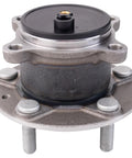 Front view of Rear Left And Right Wheel Bearing And Hub Assembly Kit For 2019 2021 Mazda 3 And 2020 2021 CX 30 Front Wheel Drive