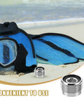 DIN To Yoke Valve Adapter For Scuba Tanks Two Pack Pro Grade High Accuracy Anti Leak Design with beach gear and ocean