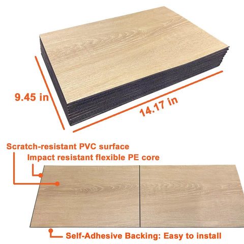 Slick 3D Black Oak Wood Slat Panels Peel And Stick Acoustic Foam Blocks Echo Fast Upgrade For Any Room Easy Do It Yourself Application High Density Soundproof 17 Piece Kit, showing dimensions and features.
