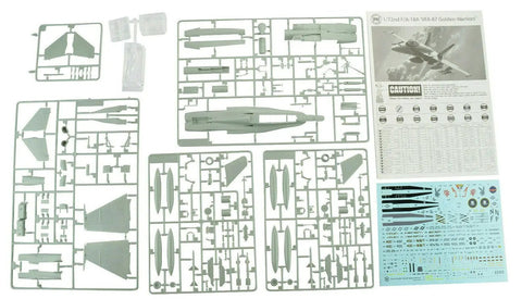 FA18 VFA 87 Golden Warriors 1 To 72 Scale Plastic Model Airplane Kit sprues and decals