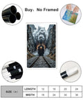 Dope Steam Train Vintage Locomotive Canvas Poster Wall Art For Bedroom And Living Room Decor Retro Railway Tunnel Scene Unframed 24x36 Inch High Resolution Waterproof Eco Solvent Print