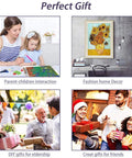 Collage showing Diamond Painting Kit for Grown Ups, 5D Crystal Diamond Art displayed as home decor and gift ideas.
