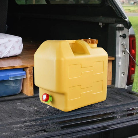 20L Water Storage Container With Spigot For Easy Pouring No Leaks HDPE Tank on truck bed handle jug for outdoor use