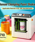 Ultra Fast Paint Shaker For Shops And Factories, High Speed Oscillating Mixer with paint cans, 0.5 to 20 liter capacity