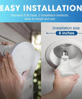 2 Pack LED PAR38 Dusk To Dawn Flood Light Bulbs being installed outdoors, showing E26 base and 6-inch installation size