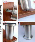 Installation guide for 5 Inch Stainless Steel Furniture Legs For Couch Bed Armchair Cabinet Coffee Table Round Replacement Feet